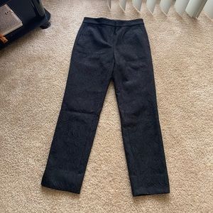 Ann Taylor lace black ankle pants NWT